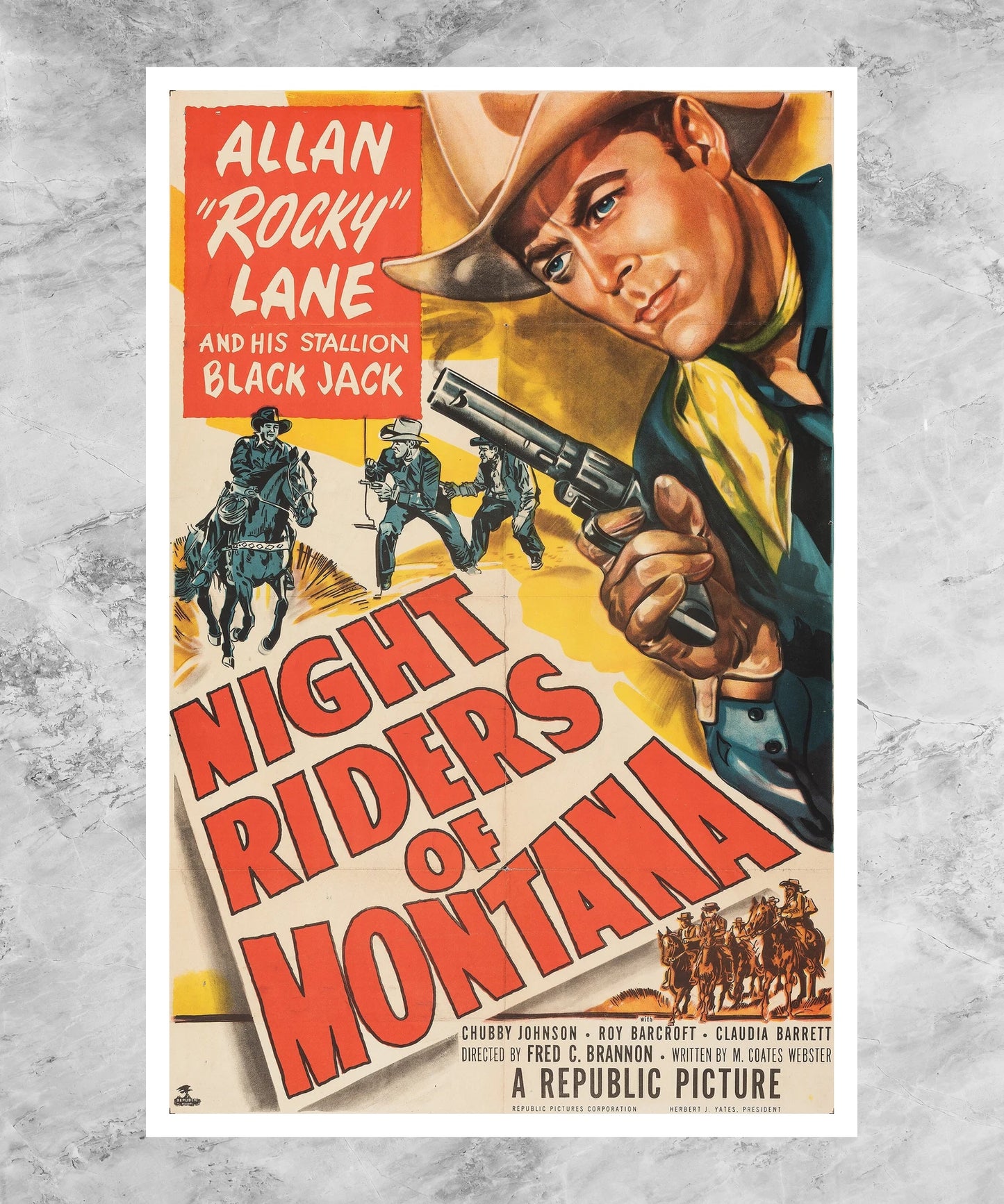 Night Riders of Montana Poster