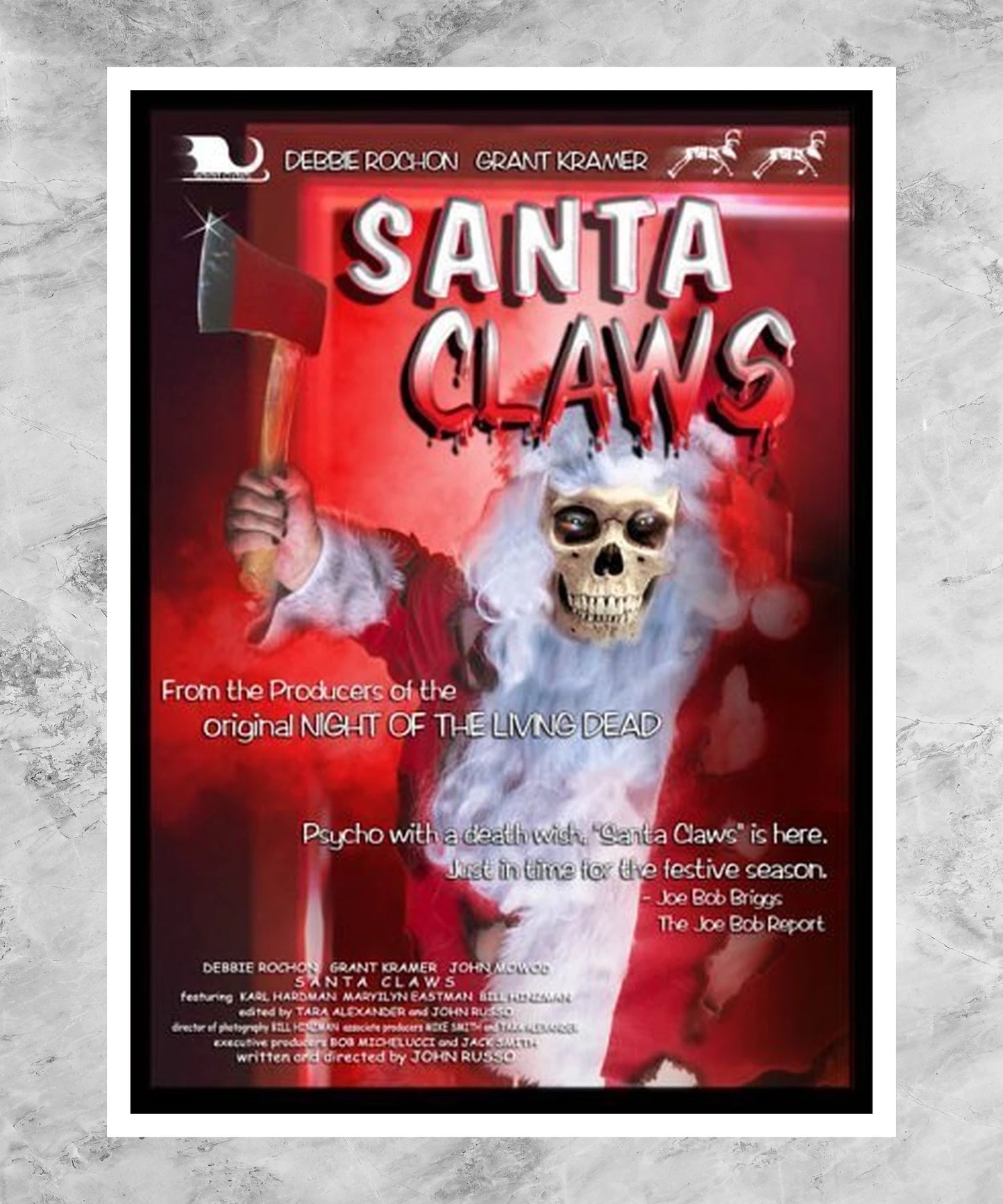 Santa Claws Poster