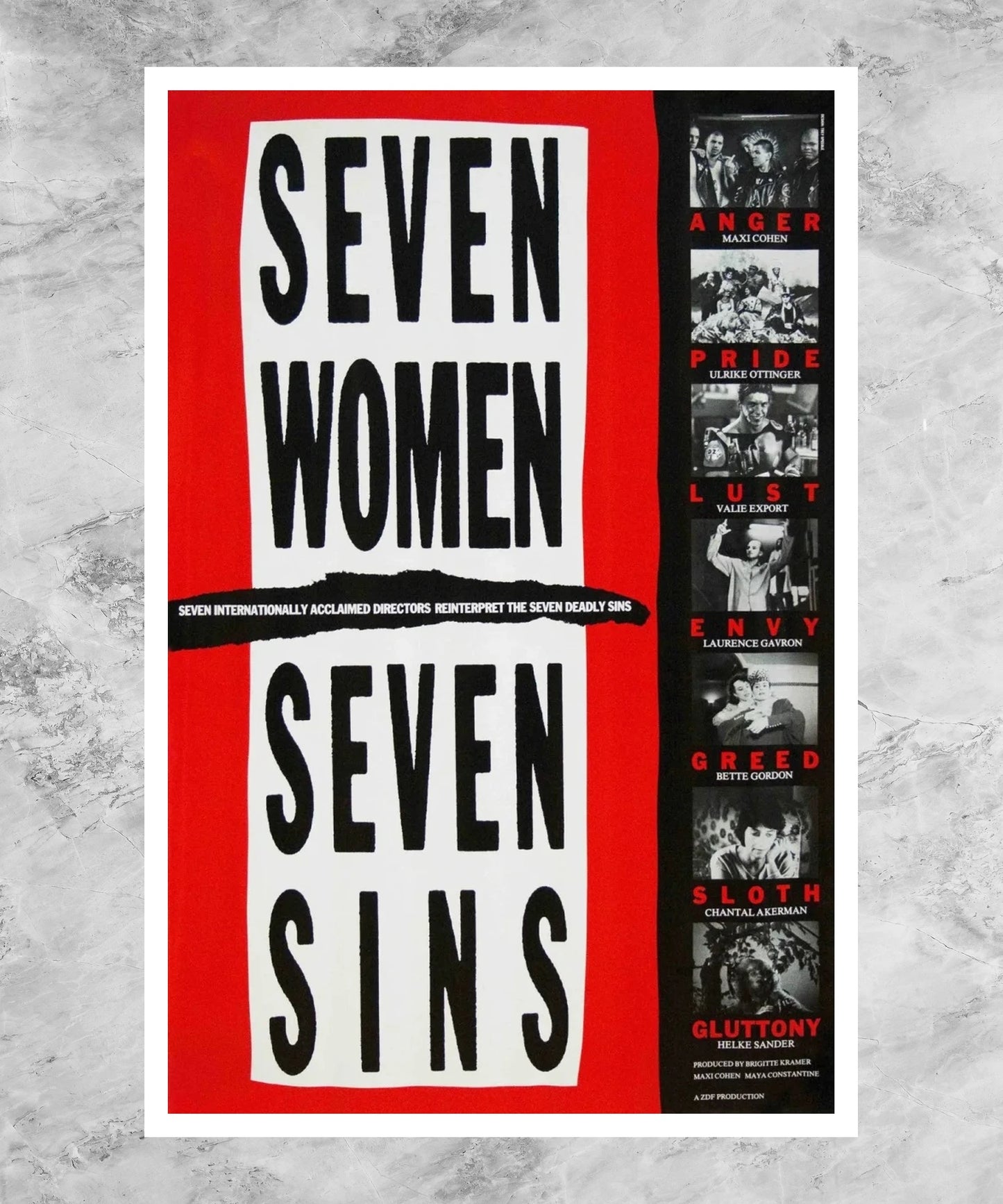 Seven Women, Seven Sins Poster