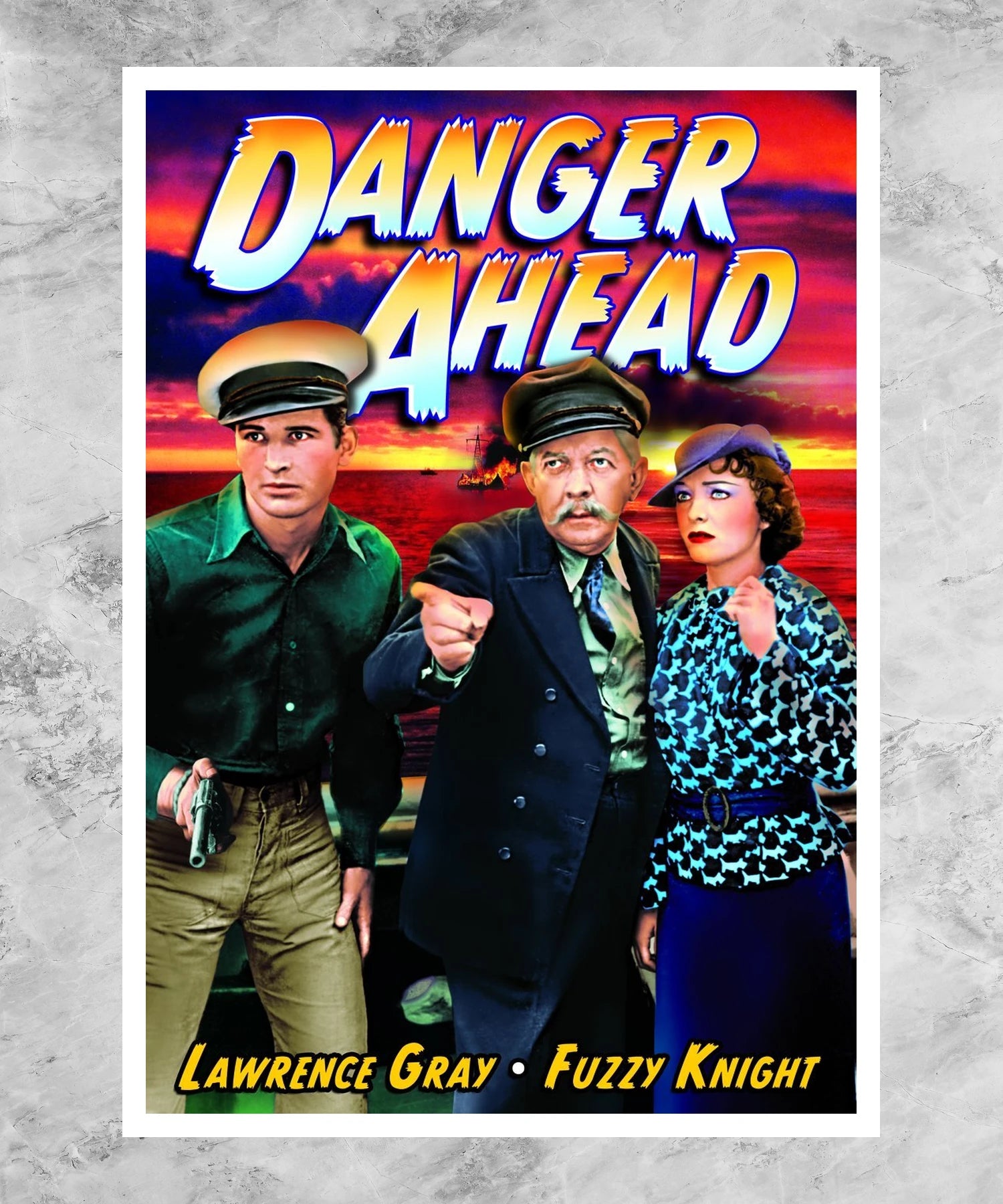 Danger Ahead Poster