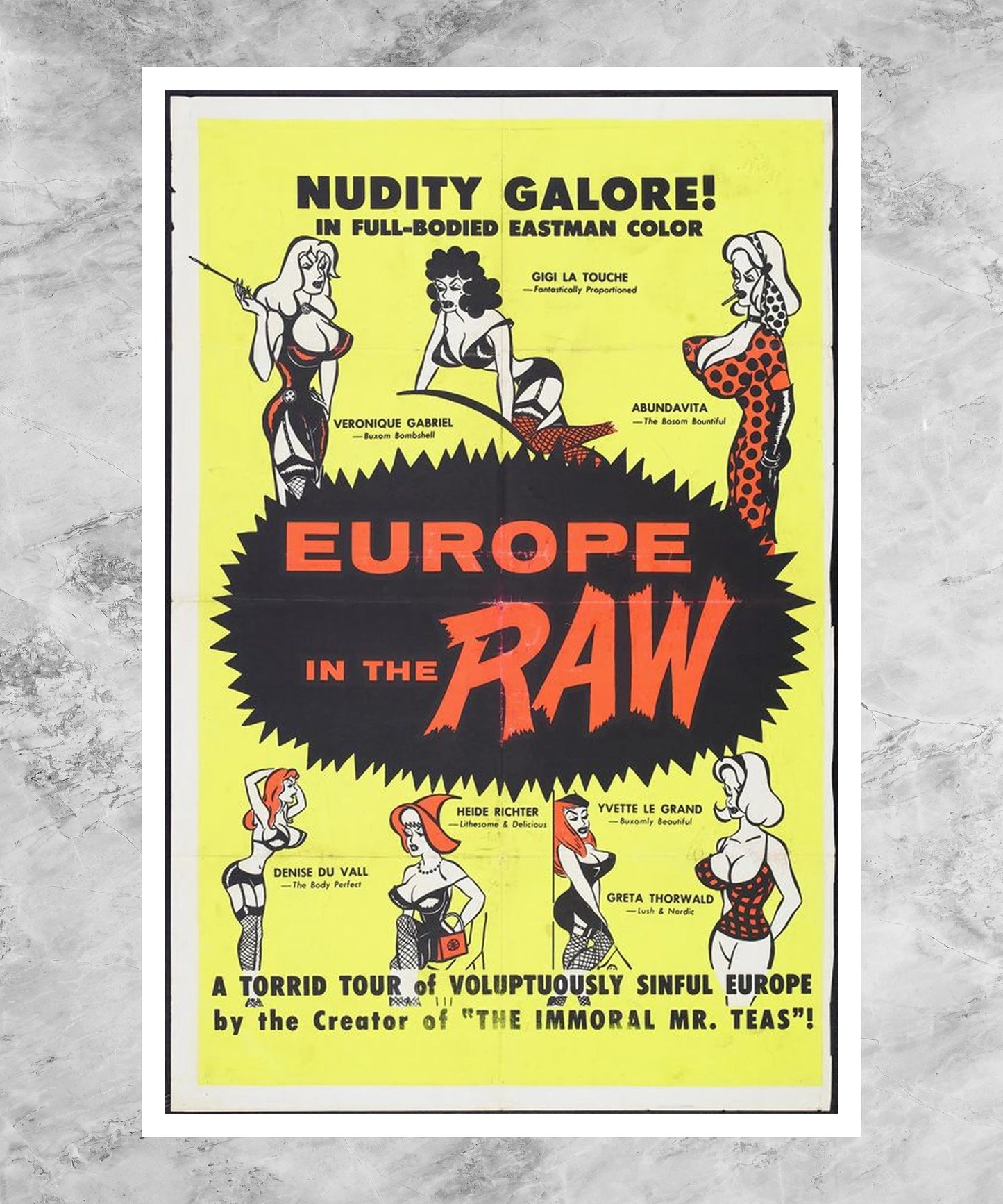 Europe in the Raw Poster