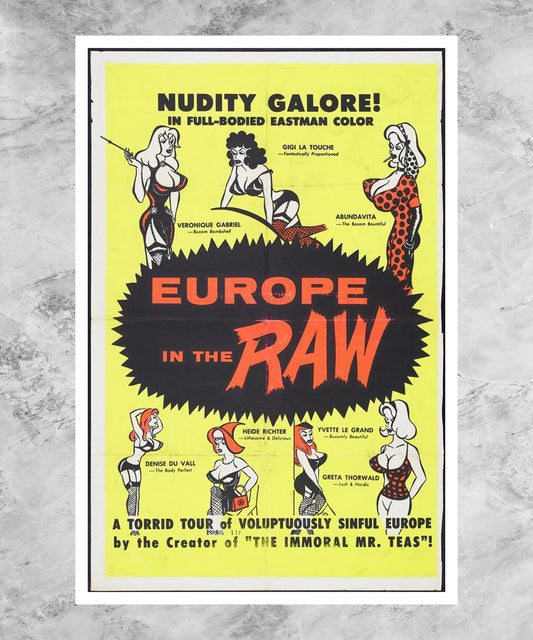 Europe in the Raw Poster