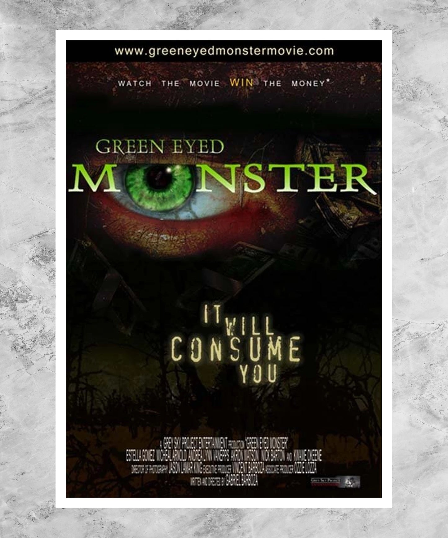 Green Eyed Monster Poster