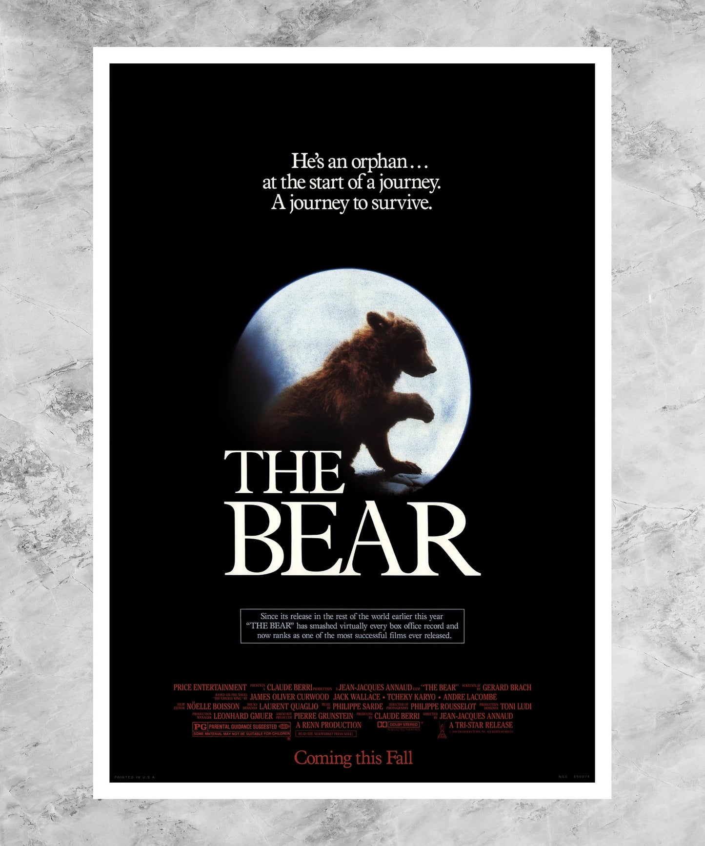 L'ours Poster