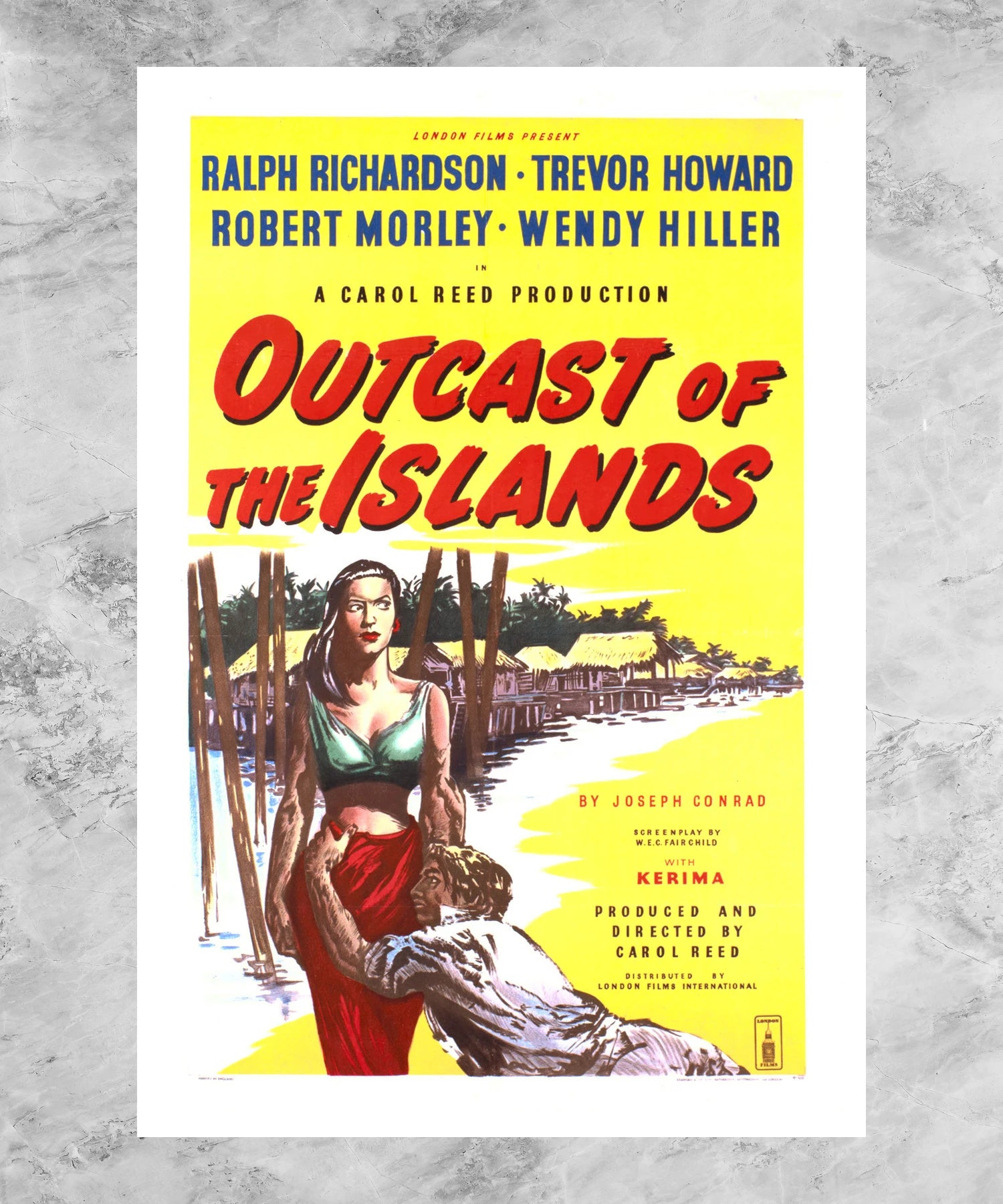Outcast of the Islands Poster