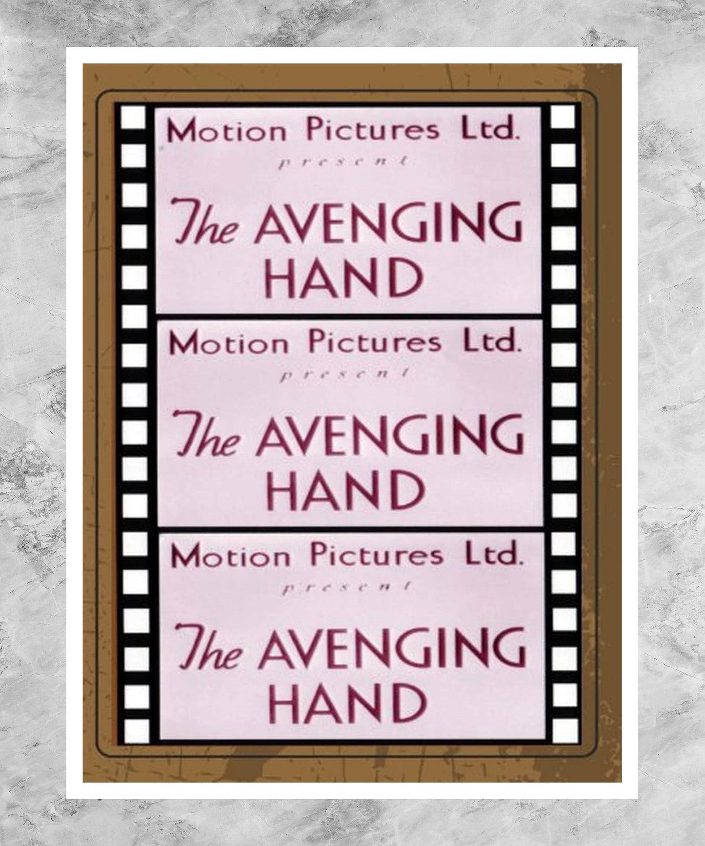 The Avenging Hand Poster