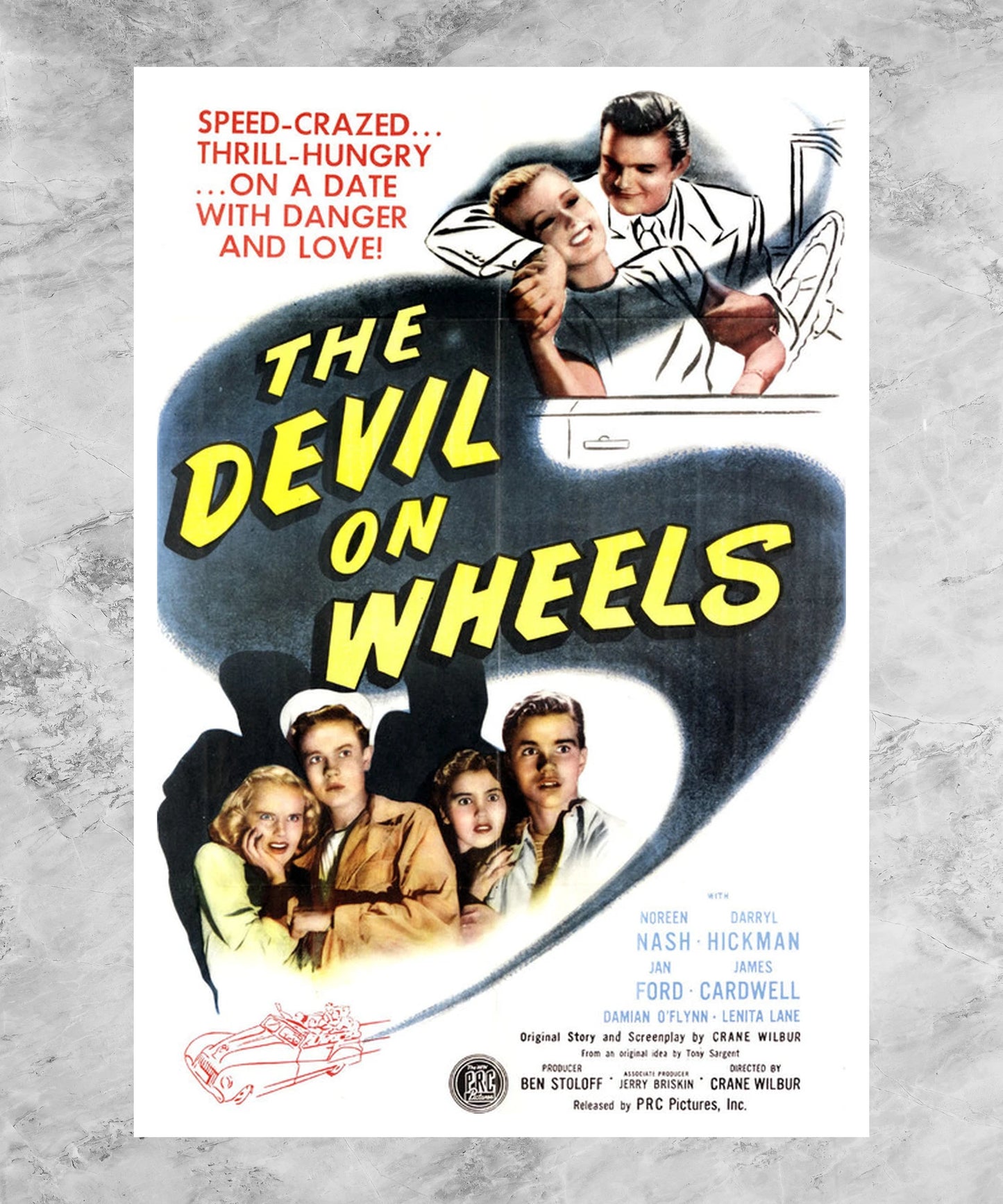 The Devil on Wheels Poster