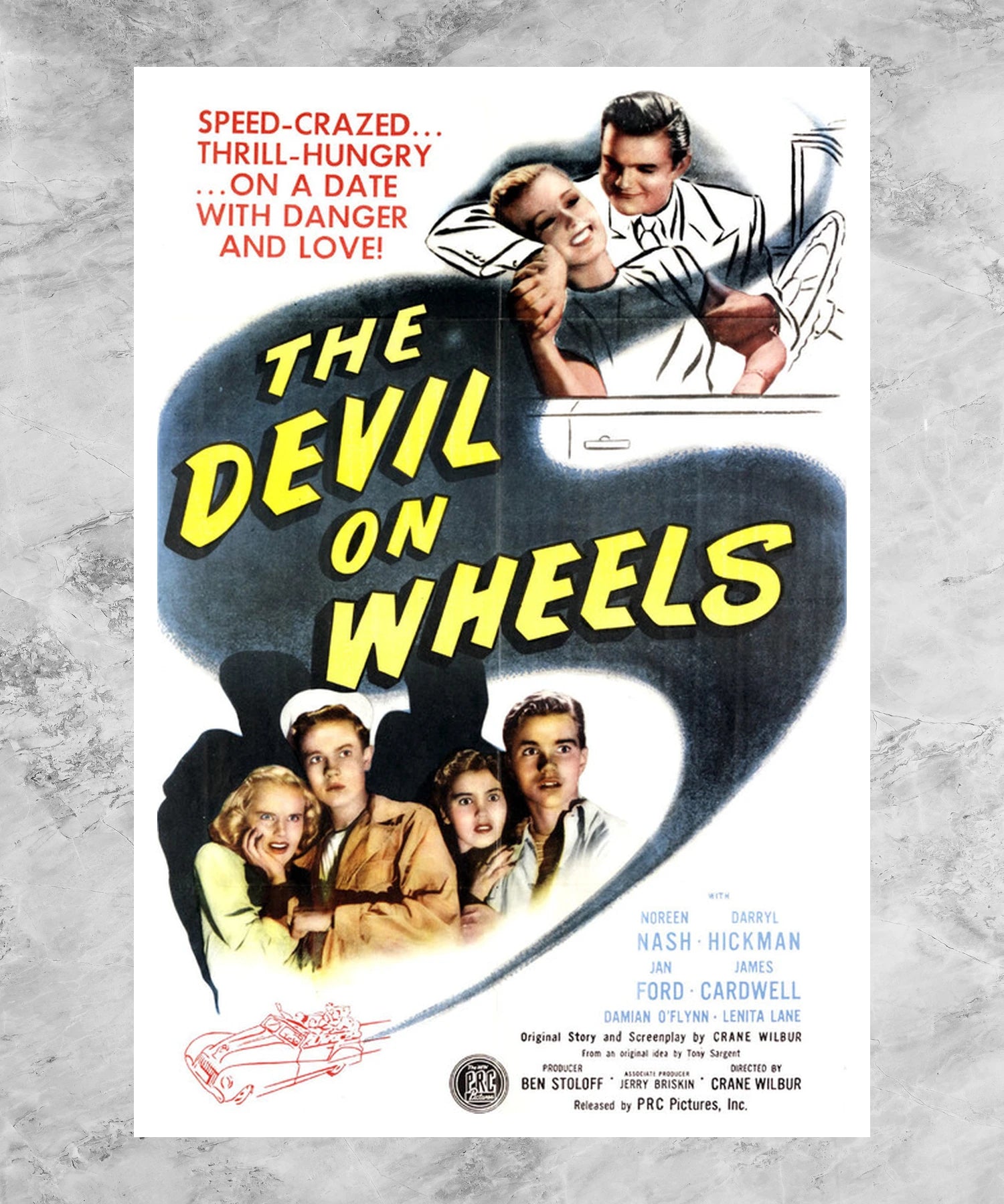 The Devil on Wheels Poster