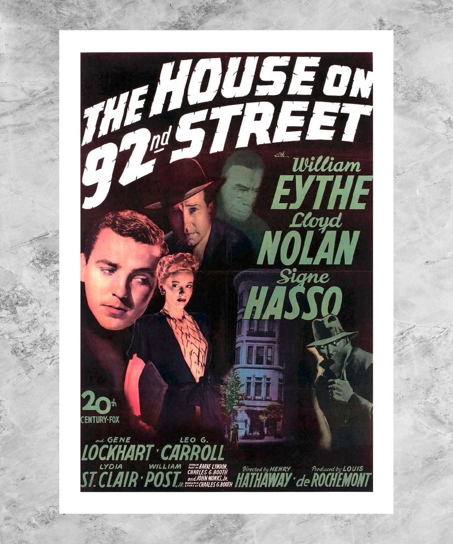 The House on 92nd Street Poster