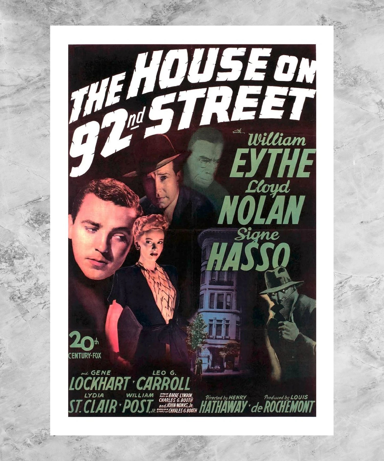 The House on 92nd Street Poster