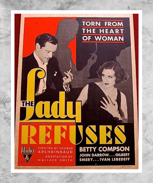 The Lady Refuses Poster