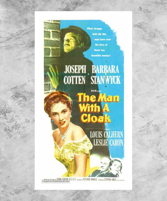 The Man with a Cloak Poster