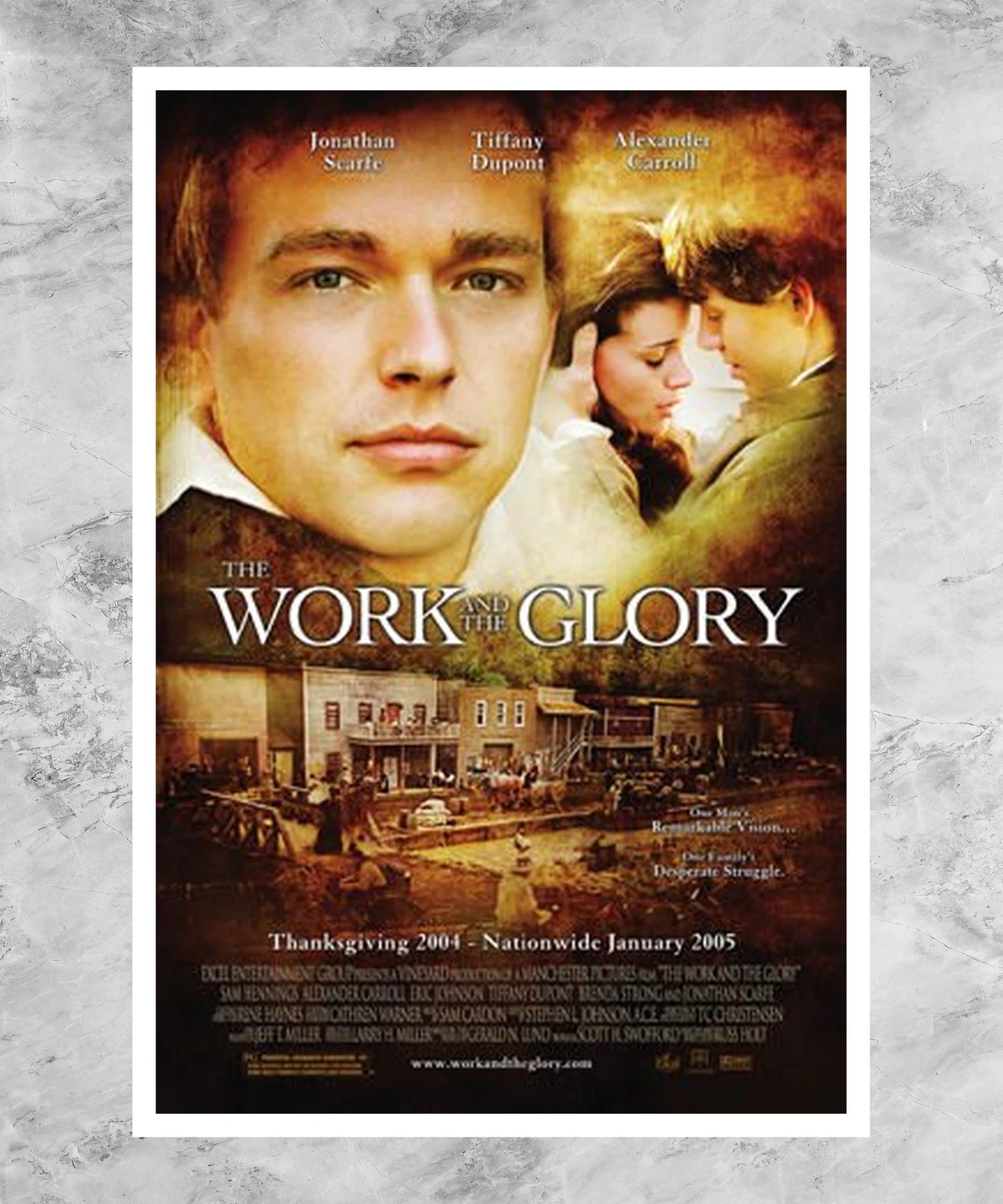 The Work and the Glory Poster