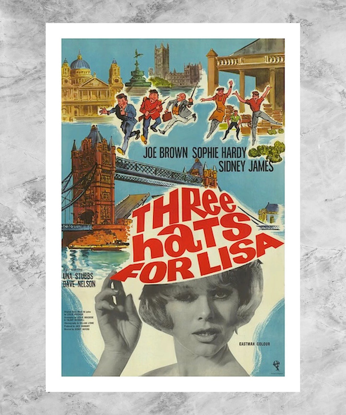Three Hats for Lisa Poster