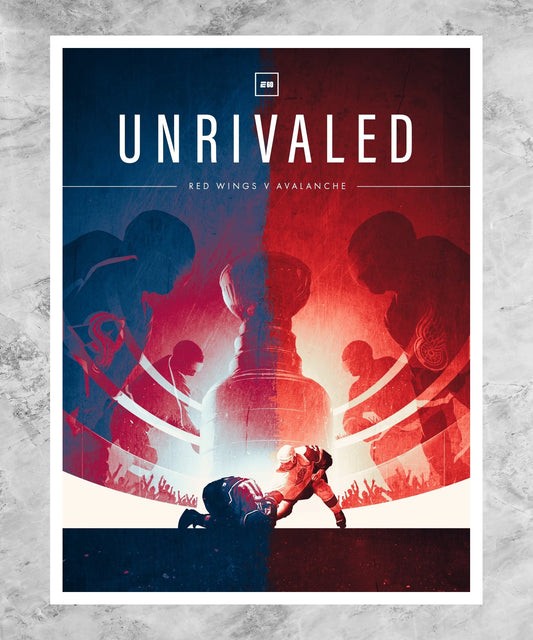Unrivaled: Red Wings v. Avalanche Poster