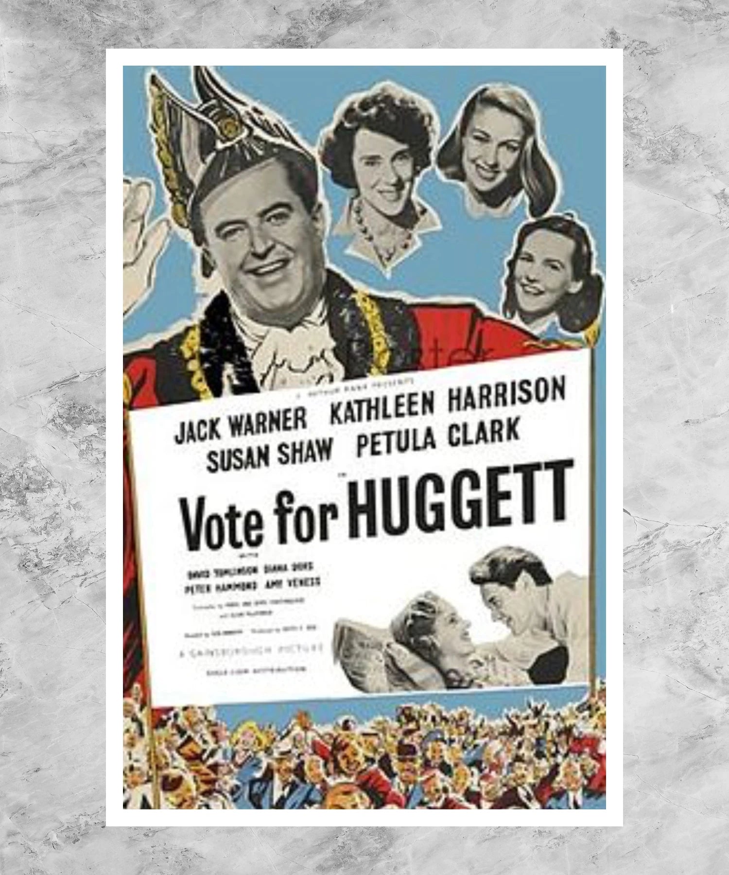 Vote for Huggett Poster